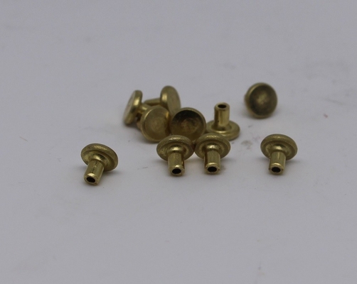 Lathe CNC Precision Machining Parts Brass Rivet Bolt ISO9001 Standard