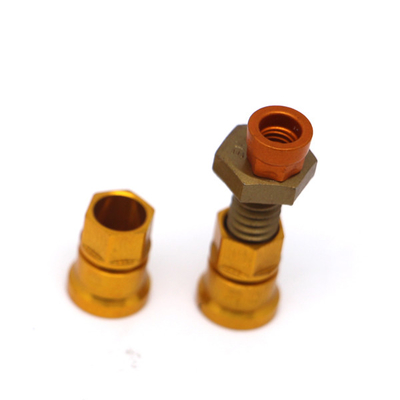 Milling CNC Brass Parts Black Oxide Coating Brass Connector Bolts
