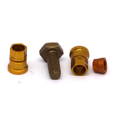 High Precision Brass Nuts Bolts CNC Milling Processing ISO Certificate