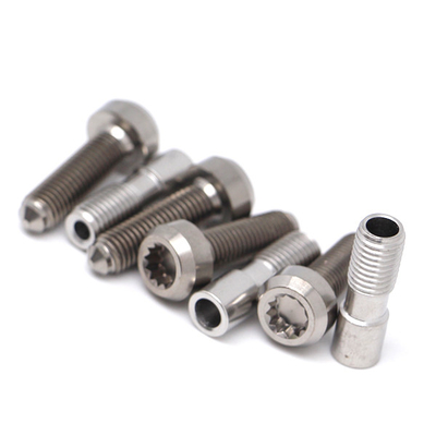 High Hardness Titanium Flare Nut Connector Custom Treatment For Machine