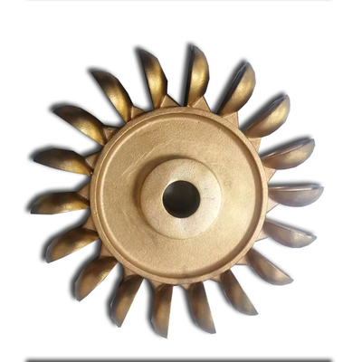 OEM ODM Custom Brass Parts Water Pump Custom Brass Impeller With Surface Treatment