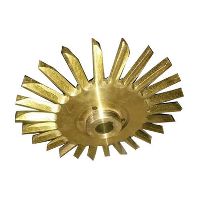 Custom CNC Precision Brass Parts With Corrosion Resistance Treatment Valve Impeller