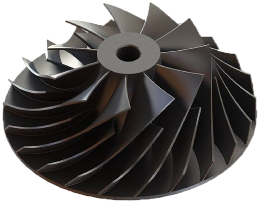 Custom Impeller Chain Coupling / Ring Gears / PTFE Seals CNC Machining Service